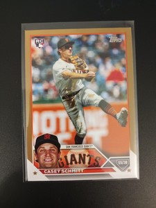 2023 Topps Update ~ Casey Schmitt RC US133 Gold Parallel /2023 ~ Giants