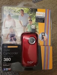 NEW Vivitar Digital Camcorder with Camera 380 Video Recorder USB 4x Digital Zoom