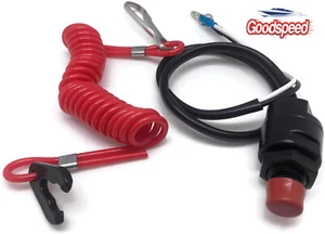 Yamaha Outboard 15 25 30 40 HP Kill Stop Switch Safety Tether Lanyard 6E9-82575 - Picture 1 of 1
