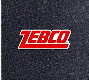 ZEBCO RODS REELS LURES BASS FISHING BOAT CARPET DECALS GRAPHICS BONUS DECAL!!! - Picture 1 of 5