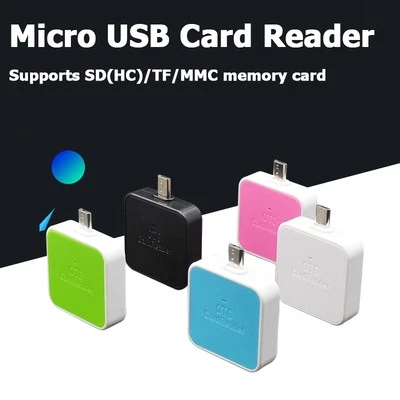 Micro USB / USB 3.1 Type C OTG Micro SD TF Memory Card Reader Cable Adapter - Image 1 of 4