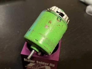 Vintage Trinity Green Machine Stock Brushed RC Electric Motor - Picture 1 of 2