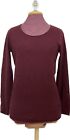 Club Monaco Women's Cashmere Sweater Burgundy Size S Retail $169
