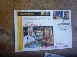 HANTUCHKOVA   2002 AUST TENNIS OPEN COVER  MIXED DOUBLES CHAMPIONS - Picture 1 of 1