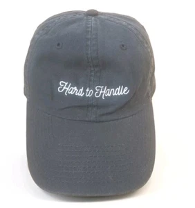 Knp X Nordstrom Hard To Handle Hat Baseball Cap Black Canvas Adult One Size New - Picture 1 of 9