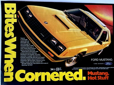 1981 Ford Mustang Print Ad - Image 1 of 2