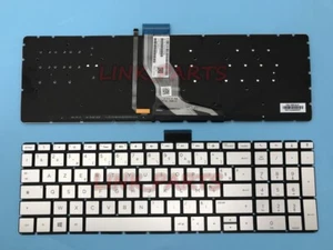 Azerty French Keyboard For HP 15s-fq 15s-fq0000 15s-fq0055nf 15s-eq1000 Silver - Picture 1 of 3