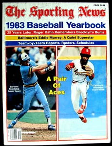 1983 SPORTING NEWS BASEBALL YEARBOOK - ROBIN YOUNT * OZZIE SMITH * VG-EX - Picture 1 of 11