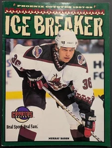 1997 America West Arena NHL Program Phoenix Coyotes Detroit Red Wings Vintage - Picture 1 of 12