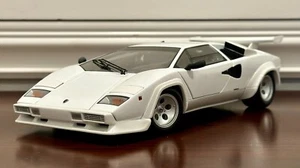 1/18 Lamborghini Countach LP500 White/Black Interior Kyosho | First Production - Picture 1 of 9