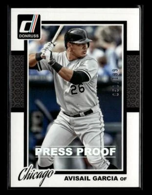2014 Donruss #278 Avisail Garcia Press Proofs Gold #/99 - Image 1 of 2