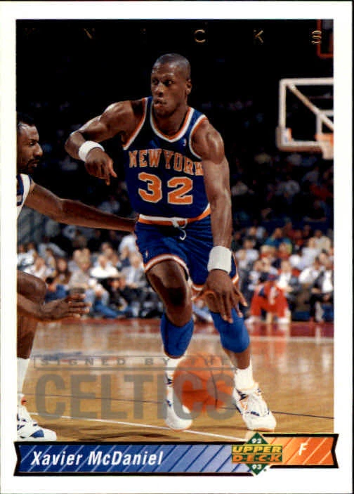 1992-93 Upper Deck New York Knicks Basketball Card #269 Xavier McDaniel