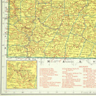 1940s PENNSYLVANIA State Map Vintage Pennsylvania Railroad Map Wall Art Decor