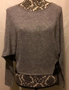 Rock Rose Classic women's long sleeve knit shirt size Small gray - Picture 1 of 9