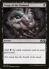 1X Songs of the Damned Ultimate Masters NM/EX FOIL MTG CARD