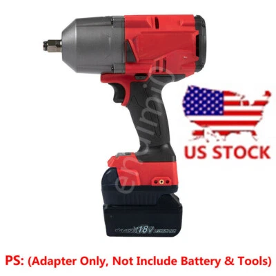 1 Adapter for Makita 18V LXT Battery to Power for Milwaukee M18 Series Tools