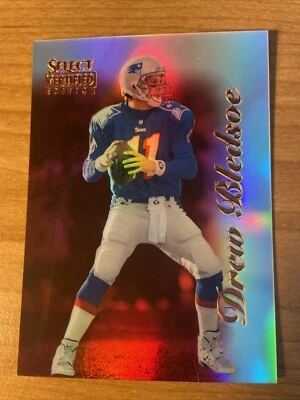 1996 Select Certified Mirror Red #45 Drew Bledsoe, New England Patriots, Rare!! - Image 1 of 2