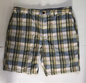 NWT Vineyard Vines MADRAS Plaid BERMUDA SHORTS Men Size 38 x 9 - Picture 1 of 6