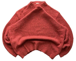 Vintage 80s LL Bean Wool Blend Sweater XXL 2XL Crewneck Fisherman USA Made Mens - Picture 1 of 5