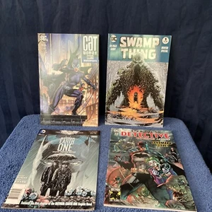 Lot Of 4 DC Comics Cat Woman 80th Anniversary/ Swamp Thing/Batman J3 - Picture 1 of 9