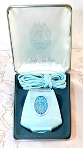Afeitadora eléctrica de colección 1950 azul rayo de sol para dama estuche de luz incorporado - funciona - Imagen 1 de 8