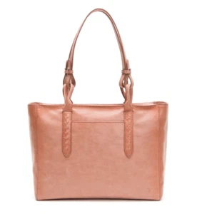 Frye Reed Dusty Rose Leather Tote X4213 - Picture 1 of 5