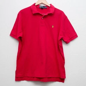 Polo Ralph Lauren Poloshirt Classic Fit Herren XL Pink Neon Grün Pony Mesh - Bild 1 von 8