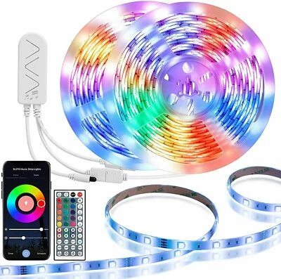 TAOTronics Led Strip Lights Works with Alexa 32.8FT Waterproof Smart WiFi Music - Image 1 of 4