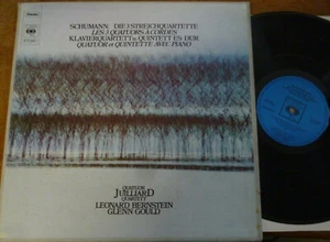 JUILLIARD QUARTET - LEONARD BERNSTEIN - GLENN GOULD / SCHUMANN / CBS  - Picture 1 of 1