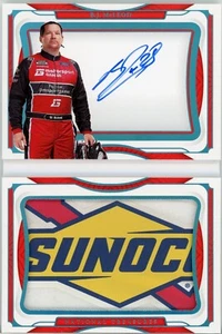 #1/1 2022 National Treasures Racing BJ McLeod Auto Autograph Logo Patch Booklet - Picture 1 of 2