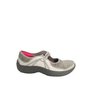 Zapatillas para mujer Bzees Tempo Mary Jane sin cordones espuma viscoelástica gris talla 9 anchas ($) - Imagen 1 de 6