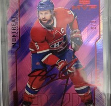 2020 Upper Deck Shea Weber MVP 20th Anniversary Colors & Contours Purple /3  #17