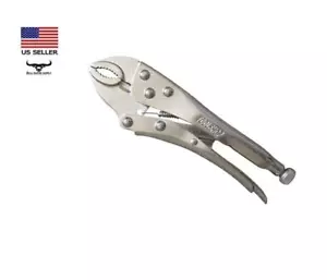 10" Curved Jaw Locking Pliers - Easy Release Trigger, Drop Forged Carbon Steel - Picture 1 of 12