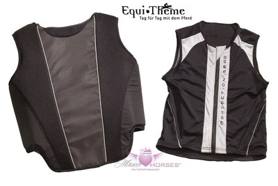 Equi Thème Rückenprotektor Damen Herren Sicherheitsweste Schutz leicht bequem
