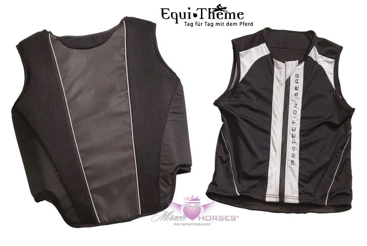 Equi Thème Kinder Rückenprotektor Sicherheitsweste Schutz leicht bequem NEU