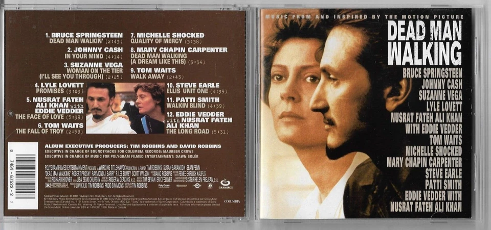 DEAD MAN WALKING Film Soundtrack OST CD Johnny Cash Tom Waits Sean Penn  CD MINT - Image 1 of 1
