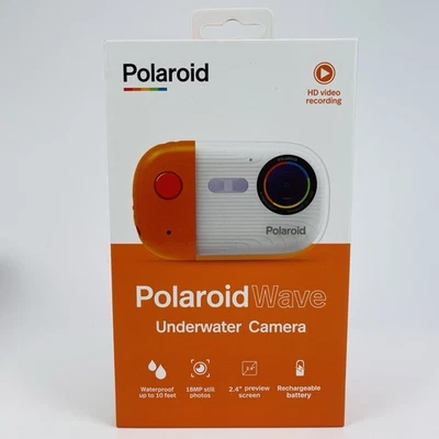 Polaroid Wave Underwater Streaming Camera WiFi HD Waterproof 18MP 2.4” Screen - Image 1 of 4