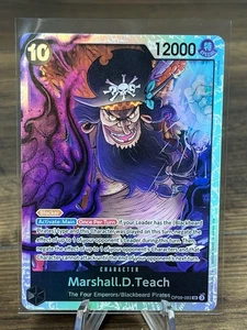 Lámina Marshall D. Teach OP09-093 SR | PRB02 - The Best Vol 2 | Juego de cartas coleccionables de una pieza - Imagen 1 de 2