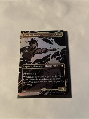 Fire Lord Azula (0313) (Borderless) Avatar: The Last Airbender Foil - Image 1 of 2