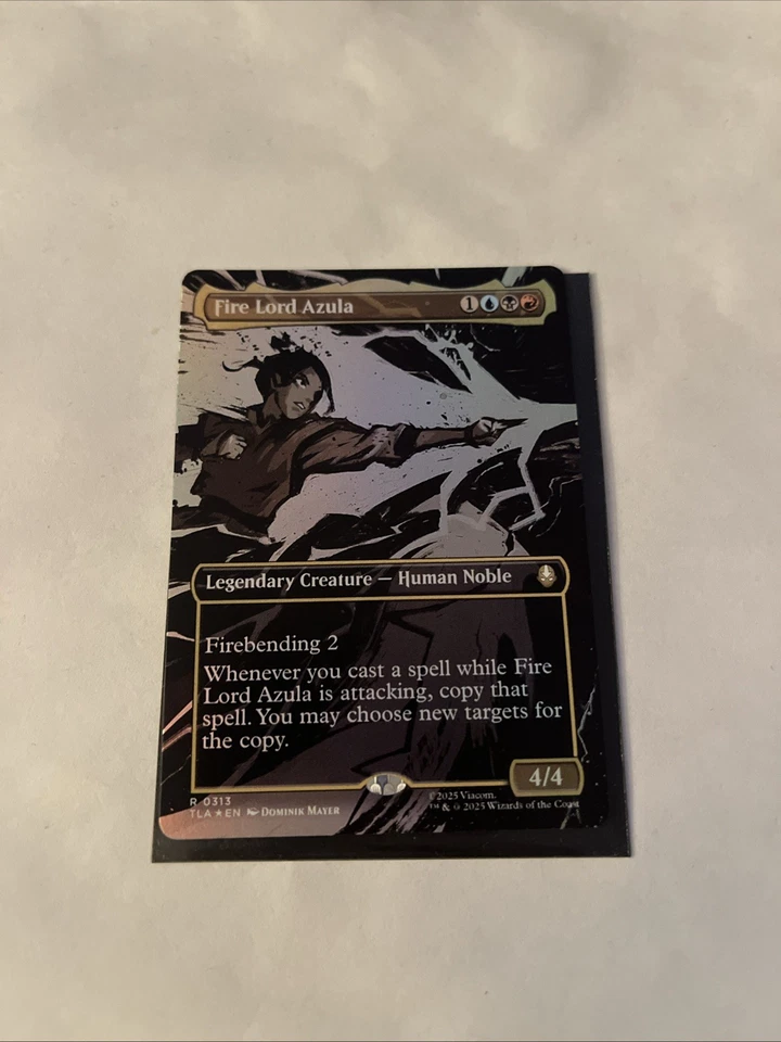 Fire Lord Azula (0313) (Borderless) Avatar: The Last Airbender Foil - Image 1 of 2