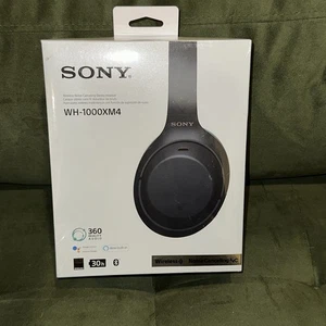 Neu Sony WH-1000XM4 Wireless Bluetooth Noise Cancelling Over Ear Kopfhörer schwarz - Bild 1 von 4