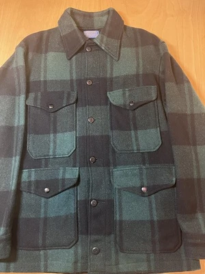 Pendleton Vintage Mens Wool Mackinaw Cruiser, Size M - Image 1 of 4
