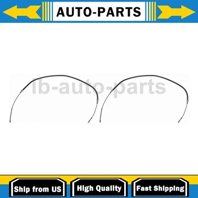 2x 停车制动电缆后部适用于 1995 1996 1998 1999 年大众 Cabrio 2.0L — 第 1/4 张图片