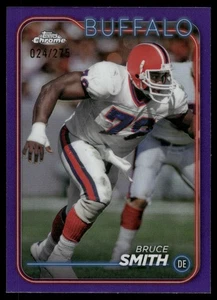 2024 Topps Chrome Bruce Smith Purple Refractor /275 #8 Buffalo Bills - Picture 1 of 2