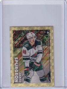 2022-23 NHL Topps Chrome Sticker JARED SPURGEON Superfractor 1/1 Wild #252 - Picture 1 of 2