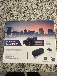 Vivitar 4K Ultra HD Digital Camcorder DVR E401 schwarz neu - Bild 1 von 13
