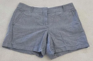 J. Pantalones Cortos Crew Para Mujer Talla 6 Azul Bolsillos Vacaciones Informales - Imagen 1 de 8