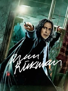Alan Rickman Signed Autograph 6X4 PHOTO Pre Print Film Harry Potter - Picture 1 of 1