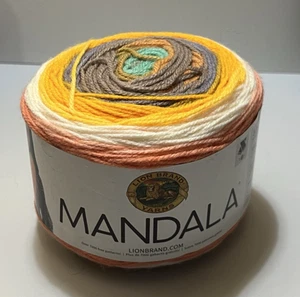 Lion Brand MANDALA Yarn 100 % Acrylic 5.3 oz 590 yds PIXIE - Picture 1 of 7