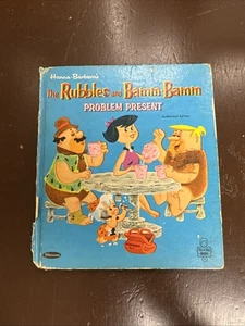 Rubbles & Bamm-Bamm Problem Present Whitman Tell-A-Tale Book 1965 Flintstones - Bild 1 von 8